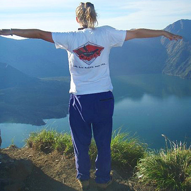 The vulcano Rinjani